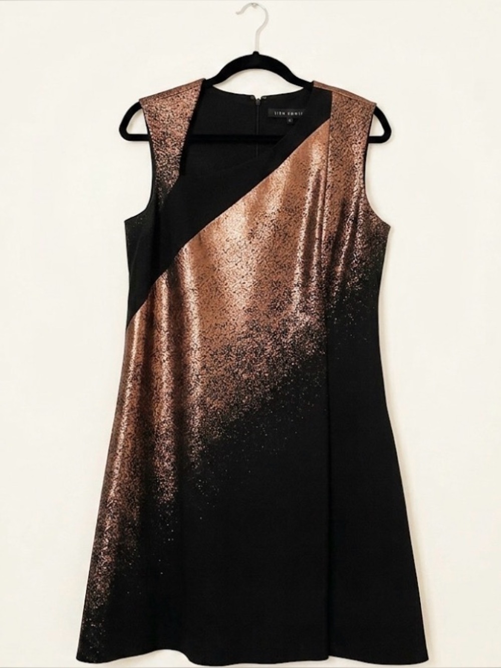 Rubin Singer black and copper dress size 14